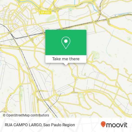 RUA CAMPO LARGO map