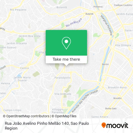 Rua João Avelino Pinho Mellão 140 map