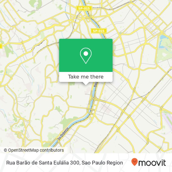 Mapa Rua Barão de Santa Eulália 300