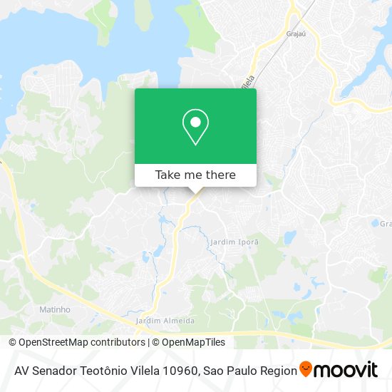 Mapa AV Senador Teotônio Vilela 10960