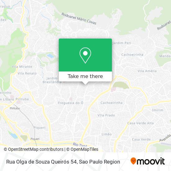 Mapa Rua Olga de Souza Queirós 54