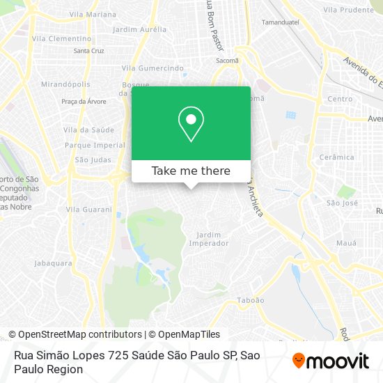 Rua Simão Lopes  725   Saúde   São Paulo   SP map