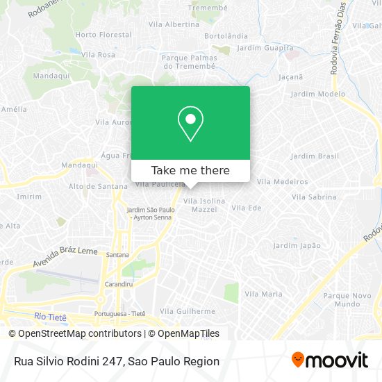 Rua Silvio Rodini 247 map