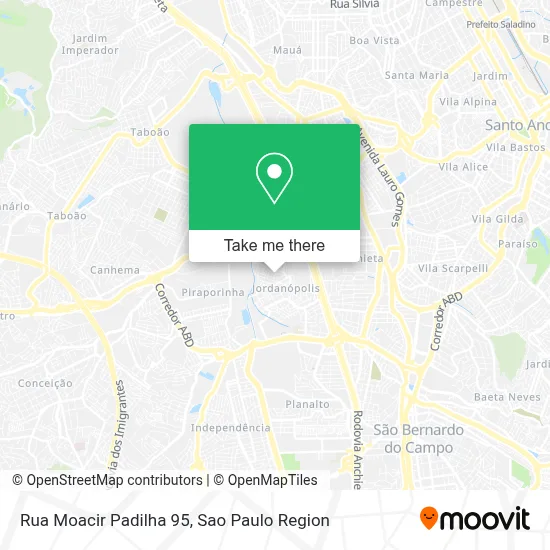Rua Moacir Padilha 95 map