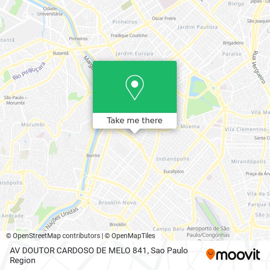 AV DOUTOR CARDOSO DE MELO 841 map