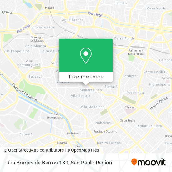 Rua Borges de Barros 189 map