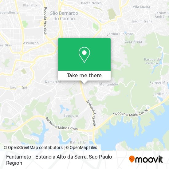 Fantameto - Estância Alto da Serra map