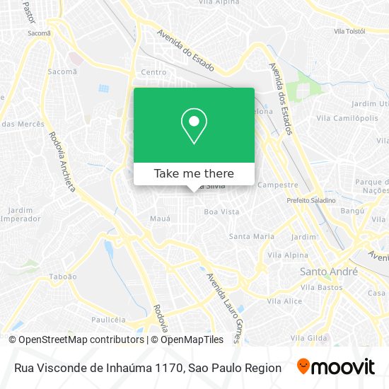 Rua Visconde de Inhaúma 1170 map