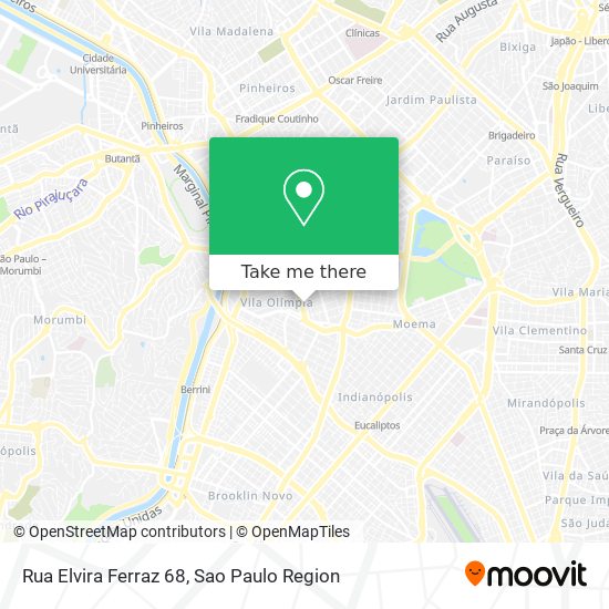 Rua Elvira Ferraz 68 map