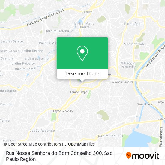 Mapa Rua Nossa Senhora do Bom Conselho 300