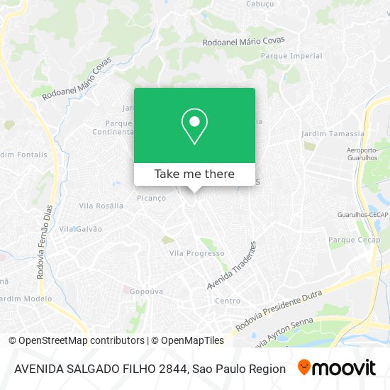 Mapa AVENIDA SALGADO FILHO 2844