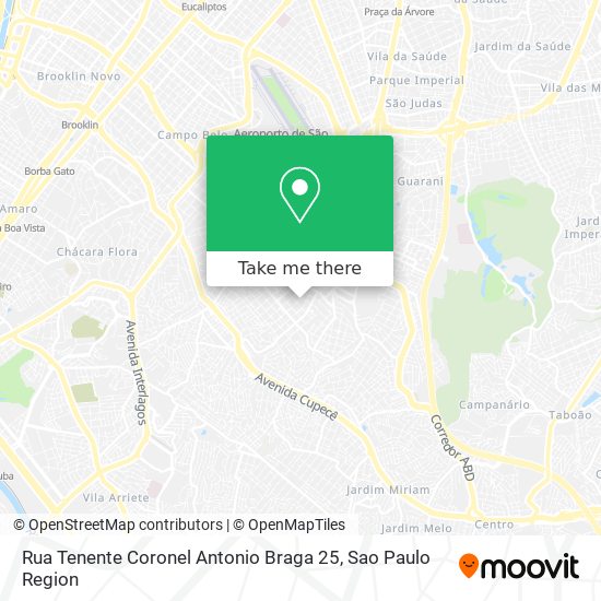 Rua Tenente Coronel Antonio Braga  25 map