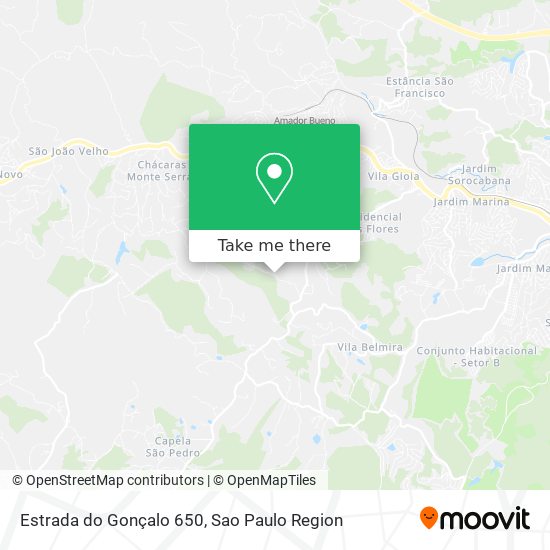 Estrada do Gonçalo 650 map