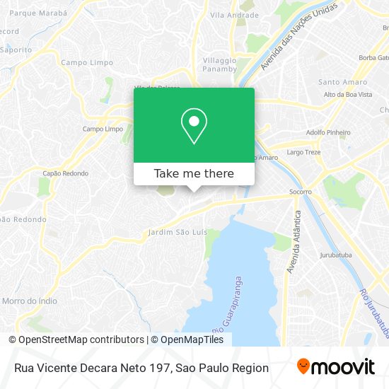 Mapa Rua Vicente Decara Neto 197