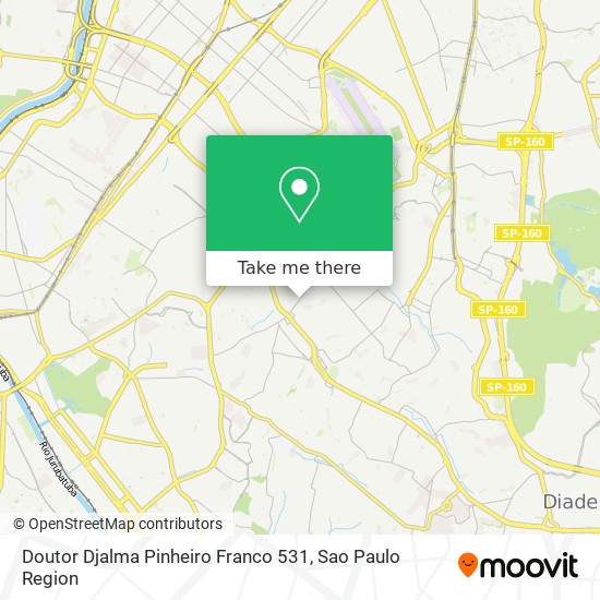 Doutor Djalma Pinheiro Franco 531 map