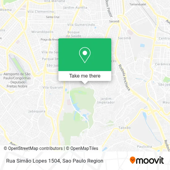 Rua Simão Lopes 1504 map
