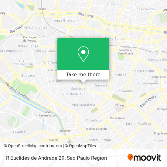 R  Euclídes de Andrade 29 map