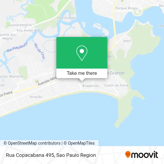 Rua Copacabana 495 map