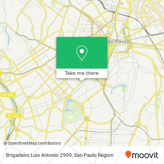 Brigadeiro Luis Antonio 2909 map