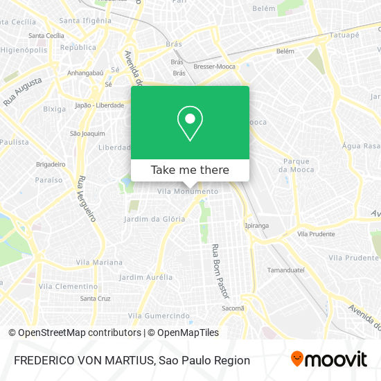 FREDERICO VON MARTIUS map