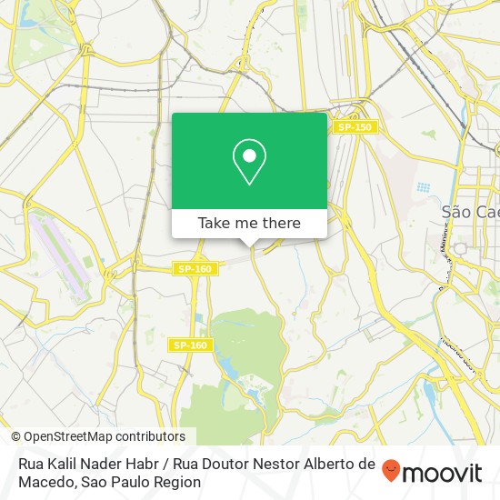 Rua Kalil Nader Habr / Rua Doutor Nestor Alberto de Macedo map