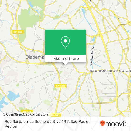 Rua Bartolomeu Bueno da Silva 197 map