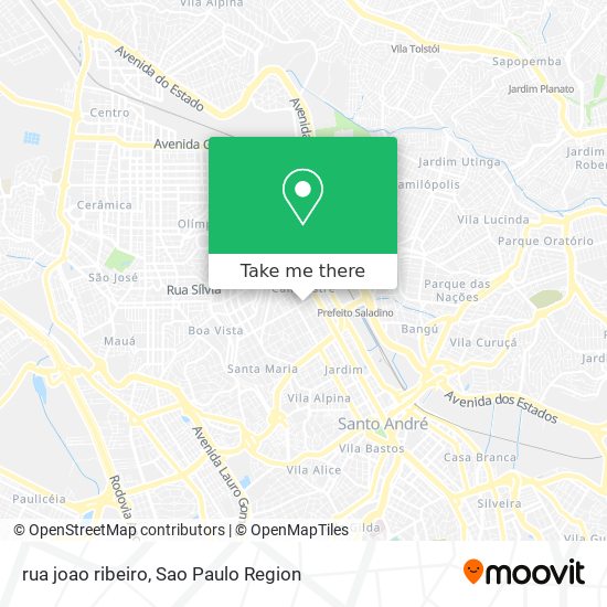 rua joao ribeiro map