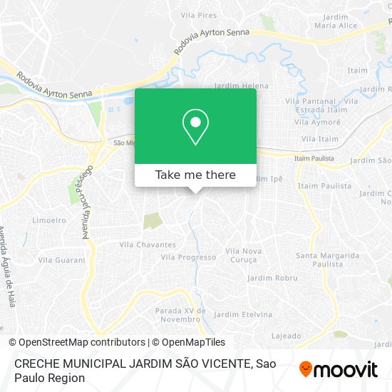 CRECHE MUNICIPAL JARDIM SÃO VICENTE map