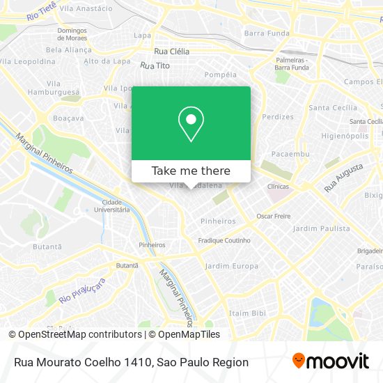 Rua Mourato Coelho 1410 map