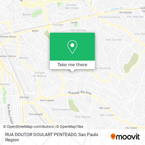 RUA DOUTOR GOULART PENTEADO map