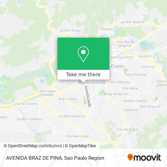 AVENIDA BRAZ DE PINA map