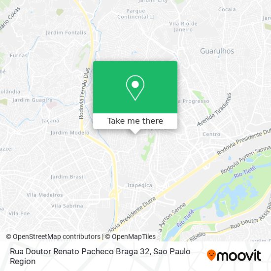 Rua Doutor Renato Pacheco Braga 32 map