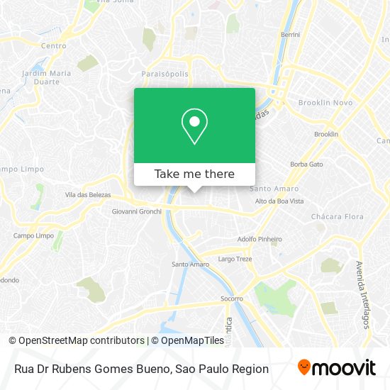 Rua Dr Rubens Gomes Bueno map