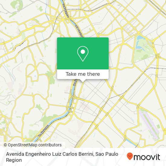 Avenida Engenheiro Luiz Carlos Berrini map