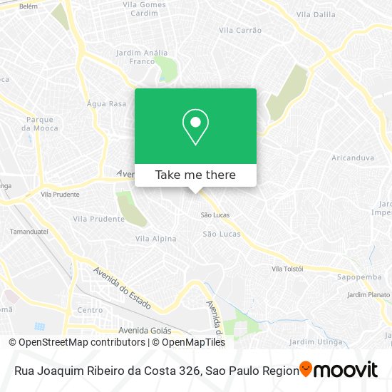 Rua Joaquim Ribeiro da Costa 326 map