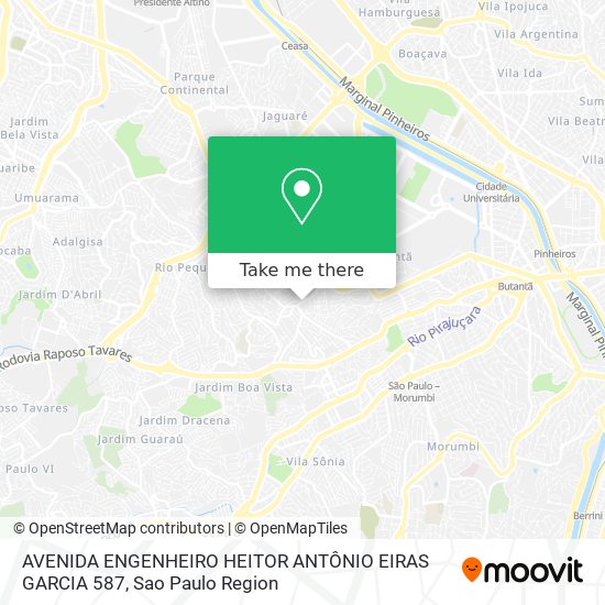 AVENIDA ENGENHEIRO HEITOR ANTÔNIO EIRAS GARCIA 587 map