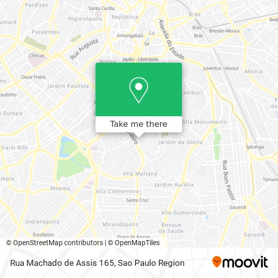 Rua Machado de Assis 165 map