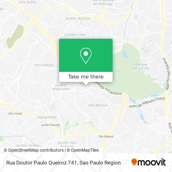 Mapa Rua Doutor Paulo Queiroz 741