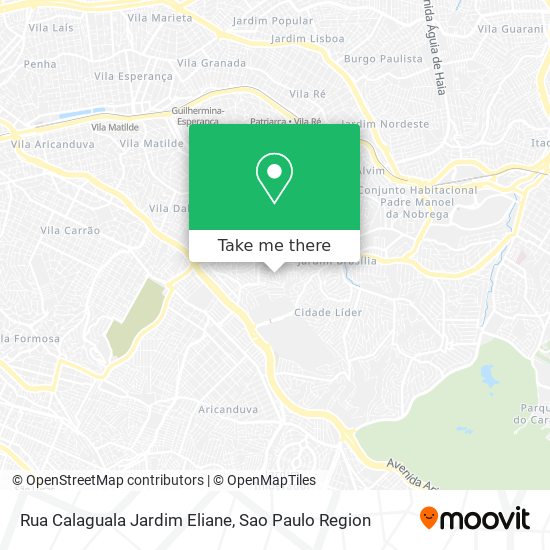 Rua Calaguala   Jardim Eliane map