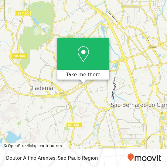 Doutor Altino Arantes map