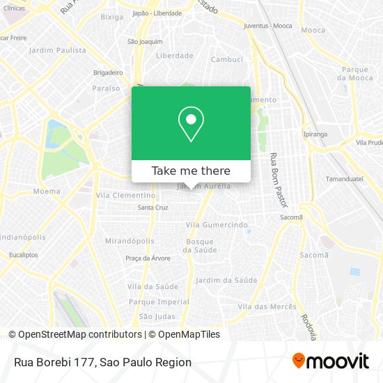 Mapa Rua Borebi 177