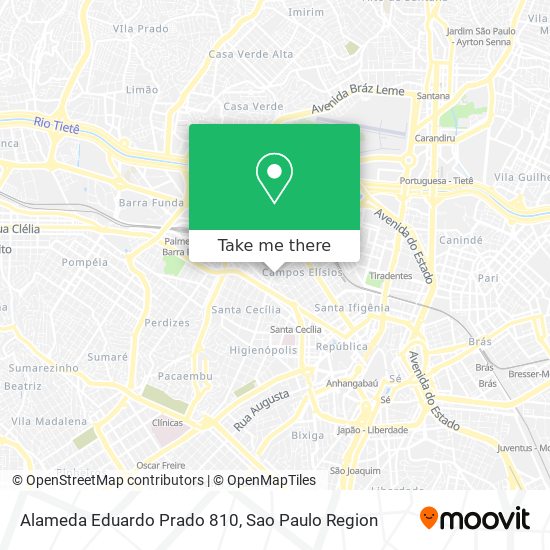 Alameda Eduardo Prado 810 map