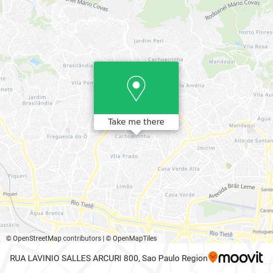RUA LAVINIO SALLES ARCURI 800 map