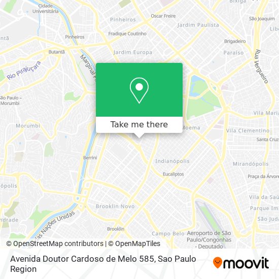 Avenida Doutor Cardoso de Melo 585 map