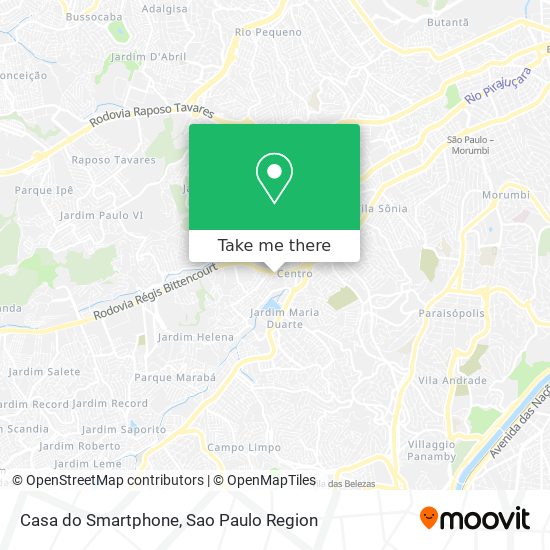 Casa do Smartphone map