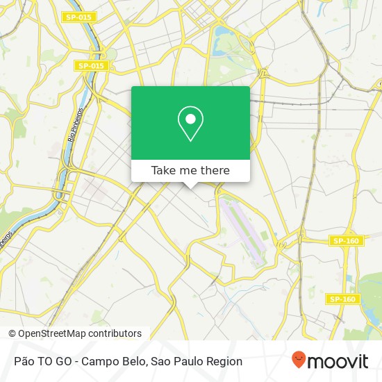 Pão TO GO - Campo Belo map