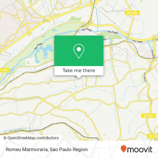 Mapa Romeu Marmoraria