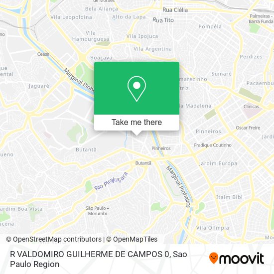 R VALDOMIRO GUILHERME DE CAMPOS 0 map