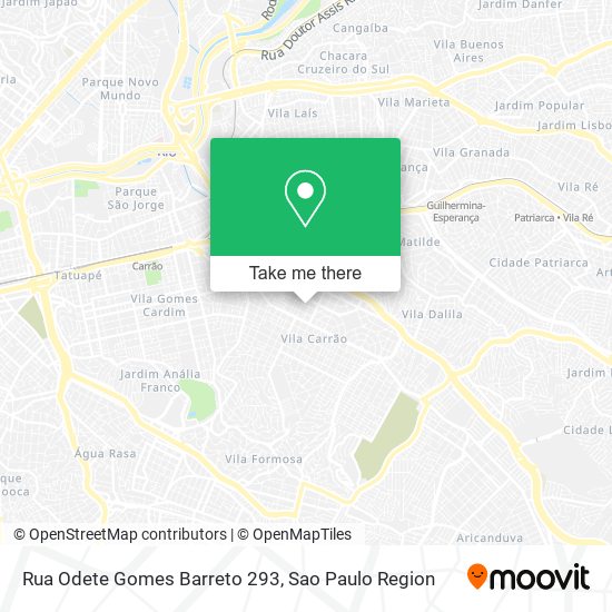 Rua Odete Gomes Barreto 293 map