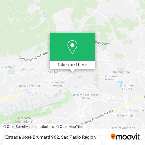Estrada José Brumatti 962 map